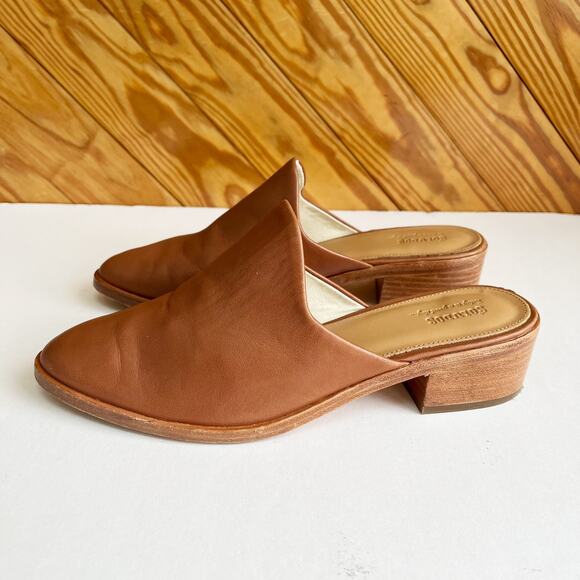 Soludos Venetian Leather Mule Tan 9.5 - Picture 3 of 6